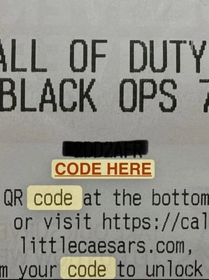 CALL OF DUTY: BLACK OPS 7 LITTLE CAESARS CODE | COD BO7 WORKS GLOBALLY - Image 1 of 2