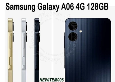 Samsung Galaxy A06 128GB 4GB 4G Dual Sim New Unlocked Android Smart Mobile - Image 1 of 4