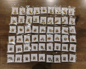 Konvolut 54 Paar handgefertigte ecuadorianische Ohrringe - Bienen, Totenköpfe, Hamburger - Wiederverkauf - Bild 1 von 9
