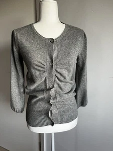 fenn wright manson Cashmere Grey Cardigan Size A - Picture 1 of 9