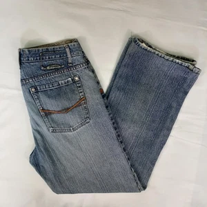 Plugg 1983 Jeans Herren 34x30 Blau Denim Faded Destroyed Medium Wash Logo 5 Pocket - Bild 1 von 24