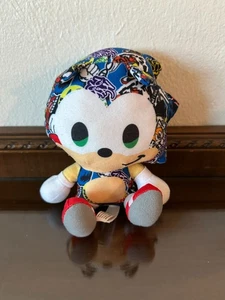 Sega Sonic The Hedgehog 6 Zoll Stickerbomb Graffiti Plüschtier Stofftier Spielzeug - Bild 1 von 2
