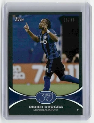 Didier Drogba 2025 Topps MLS 30th Anniversary Collection #3 Black /10 - Image 1 of 2