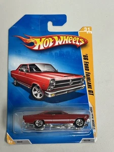 Hot Wheels 2009 New Models ’66 FORD FAIRLANE GT Metalflake Red 31/42 A115 - Picture 1 of 2