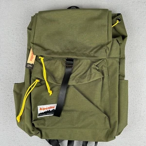 Mochila Alpenlite Verde Oliva Mochila Mochila de Día Nueva con Etiquetas Cinch Top Senderismo Hombro - Imagen 1 de 13