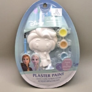 Disney Frozen Elsa Plaster Paint Kit Paintable Craft Figure Tara Toys NEW Sealed - Picture 1 of 5