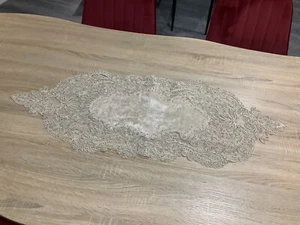 Mitteldecken. Glitzert toll In Beigetönen. Edel/ Festlich 0,78x0,34 - Bild 1 von 6
