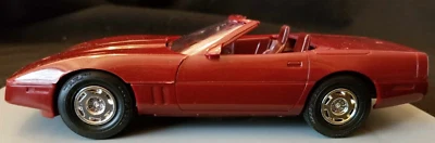 Vintage AMT Ertl 1988 Chevy Corvette Promo Dealer Model Dark RED 6095EO MIB - Image 1 of 4