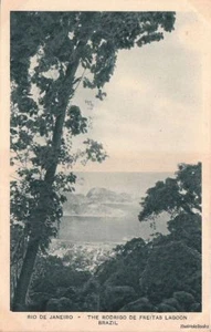 AK Die Rodrigo de Freitas Lagune Rio de Janeiro Brasilien - Bild 1 von 1