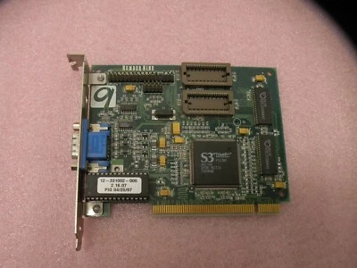 DEC PB2GA-JC 1MB S3 TRIO64V+ MOTION 331 PCI GRAPHICS CARD 00-331006-000 - Image 1 of 4