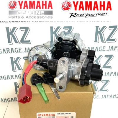YAMAHA Genuine KEYSET Ignition Switch for Zuma 125 2009-2015 32S-WH203-03-00 NEW - Imagem 1 de 3