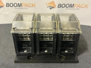 BUSSMANN PDB371-3 POWER DISTRIBUTION BLOCK 310 AMPS 600 VOLTS PDB3713 - Picture 1 of 5