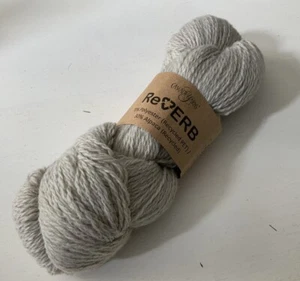 Cascade Yarns ReVerb Yarn Recycled 1x100g 70% Polyester 30% Alpaca Grey Col. 01 - Picture 1 of 13