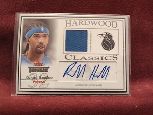 2004 Fleer Richard Hamilton Hardwood Classics Auto & Game Worn Patch /149 Hca-rh - Picture 1 of 1