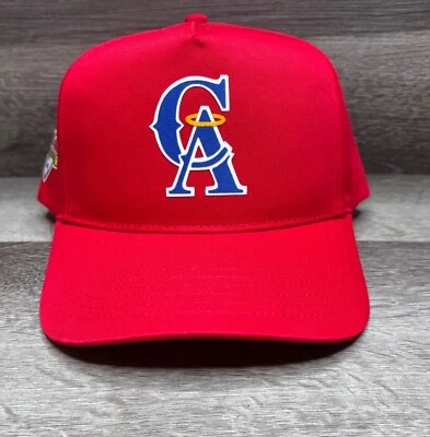 California angels vintage style SnapBack hat twill logo 1989 all star game - Image 1 of 4