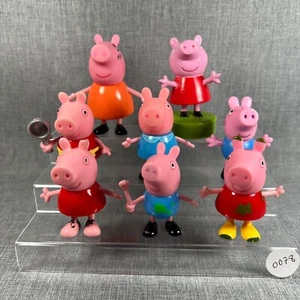Lote de 8 figuras vintage de Peppa Pig 2003 Jazwares - Imagen 1 de 6