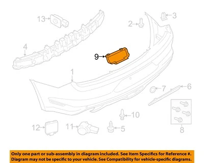 FORD OEM 15-17 Mustang Rear Bumper Bumper Components-Inner Support FR3Z17754B - Image 1 of 2