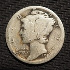 1916 *P* Mercury Head Silver Dime *Nice Coin* - Free Shipping X4776