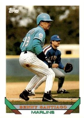 1993 Topps Traded #44T Benny Santiago Florida Marlins - Image 1 of 2
