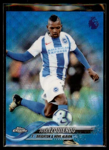 2018-19 Topps Chrome Premier League BLUE WAVE REFRACTOR Jose Izquierdo #12/75 - Picture 1 of 2