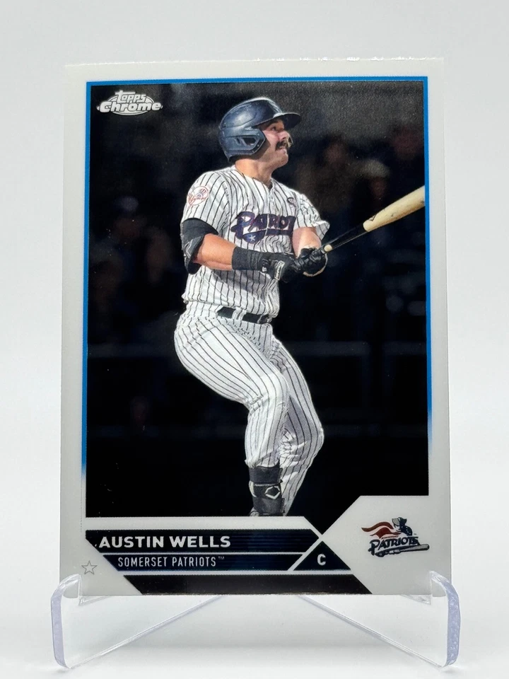 2023 Topps Pro Debut Chrome #PDC-10 AUSTIN WELLS - Image 1 of 2