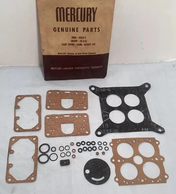 Juego de juntas de carburador Mercury Monterey 1957 MHK-9502-C como nuevo Foto 1 de 4