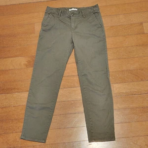 Vans Army Green Cropped Pants - Women's Size 0 - Picture 1 of 4