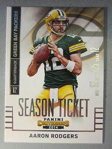 Panini Contenders #63 2014 Aaron Rodgers - Imagen 1 de 1