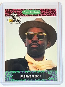 1991 Yo! MTV Raps FAB FIVE FREDDY NM/Mint Collector Trading Card #34 - Picture 1 of 2