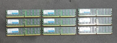 72GB Kit (9x8GB) Hypertec 408855-B21-HY PC2-5300P 667MHz 2Rx4 ECC Server Memory - Image 1 of 3
