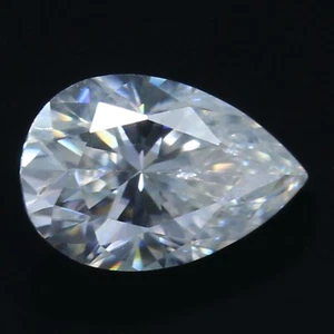 Natural D Color VVS1 Clarity Excellent Cut 6x4 mm Pear White Loose Diamond Bx1 - Picture 1 of 6