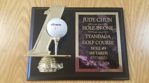 Hole in One Golf Plaque Custom Engraved For the Ladies! SUPER FAST SHIP - Picture 1 of 1