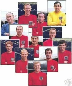 England Spieler Porträt 1966 WM Sammelkarten Set - Bild 1 von 1