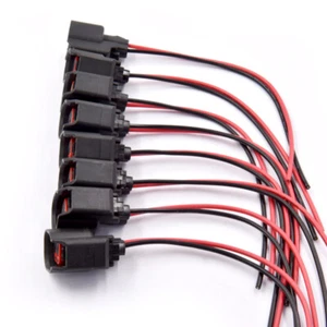 Conector de inyector de combustible 8 piezas - FLEX estándar S-824 5013995AA para Ford Mercury Jeep - Imagen 1 de 10