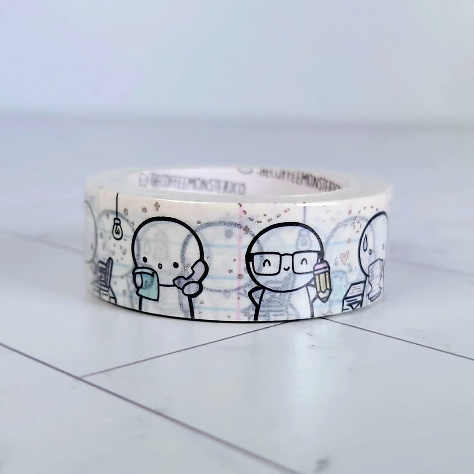 YOU CHOOSE - The Coffee Monsterz Co TCMC Subscription Washi Tape Snail Parcel - Image 1 of 1