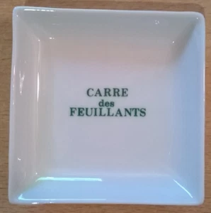 CENDRIER : Restaurant CARRE DES FEUILLANTS Paris - Céramique - Comme neuf - Picture 1 of 6