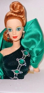 Barbie Emerald Embers by Bob Mackie 1996 #15521 the jewel essence collection - Imagen 1 de 19
