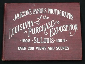 Jackson's Famous Photographs of the LOUISIANA PURCHASE EXPOSITION 1904 w/MAP! - Picture 1 of 12