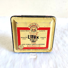 1960S Vintage Litex Lantern Mantle 121 Advertising Tin Box Old Collectible Tn369