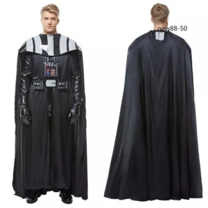 Darth Vader Anakin Skywalker Cosplay Costume Outfit Men's Halloween Suit no mask - Picture 1 of 12