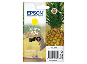 Epson 604 Yellow Genuine Epson 604 Ink Cartridge Pineapple Series C13T10G44010
