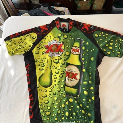 World Jersey Dos Mens  Cycling Shirt  Cervezaa Sz Lg-EUC - Image 1 of 4