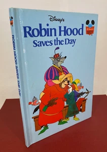 Vintage Disney's 1980 ☆ Robin Hood  ☆ Wonderful World of Reading Picture Book - Imagen 1 de 7
