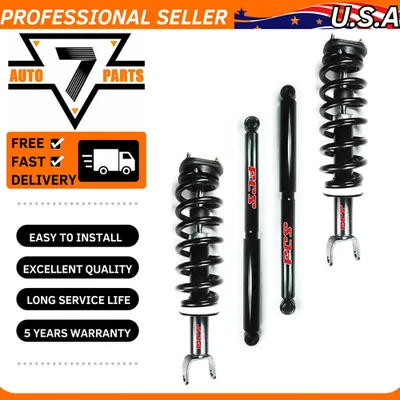 Puntales delanteros FCS con conjunto de resorte helicoidal amortiguadores traseros para Ram 1500 Foto 1 de 4