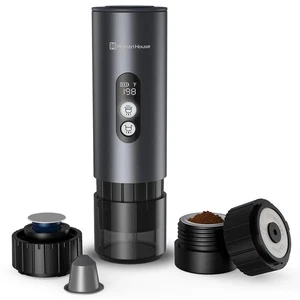 150W Espresso Maker with 2-3 Min Fast Self-Heating, Portable Travel Espresso ... - Picture 1 of 9