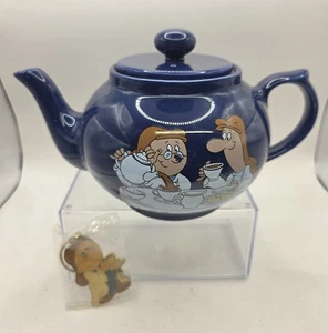 Vintage Lyons Tetley Tea Pot by Wade England plus Gaffer keyring New - Picture 1 of 9