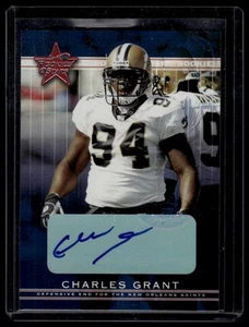 2002 Leaf Rookies & Stars Charles Grant #148 Rookie Autographs Rookie - Picture 1 of 2