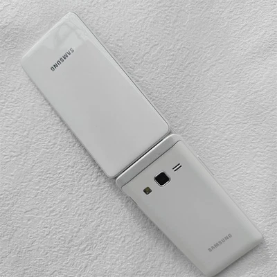 Smartphone Samsung Galaxy Folder 2 G160N sbloccato WIFI 3,8" 1-SIM flip 4G bianco - Immagine 1 di 4