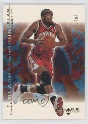 2000-01 Upper Deck Black Diamond Gold /500 Alan Henderson #2 - Image 1 of 2