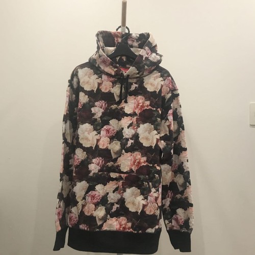 Rara felpa con cappuccio floreale SUPREME 13SS Power Corruption Lies L fondo di magazzino
